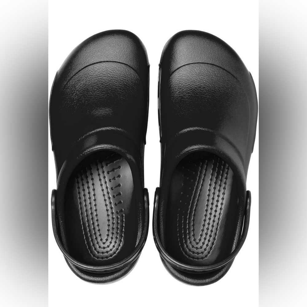 CROCS Black Bistro Style Shoes! LIKE NEW